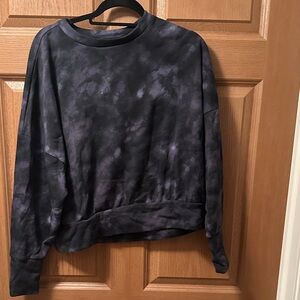 Old Navy Black Tie-Dye Sweatshirt